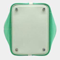 Hermes Two Tone Cargo Lock Picotin 18 bag