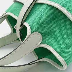 Hermes Two Tone Cargo Lock Picotin 18 bag