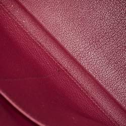 Pre Owned Hermes Tosca Taurillon Clemence Leather Palladium Finish Kelly Retourne 35 Bag