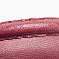 Pre Owned Hermes Tosca Taurillon Clemence Leather Palladium Finish Kelly Retourne 35 Bag