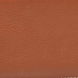 Pre Owned Hermes Gold Evercolor Leather H Sellier Card Holder
