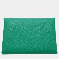 Hermes Calvi Duo Verso Coin Case Chevre Mysore