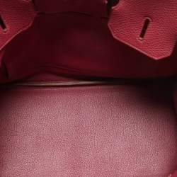 Hermes Rubis Togo Leather Gold Finish Birkin 35 Bag