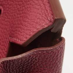 Hermes Rubis Togo Leather Gold Finish Birkin 35 Bag