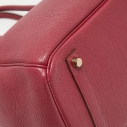 Hermes Rubis Togo Leather Gold Finish Birkin 35 Bag