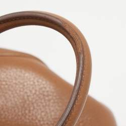 Hermes Gold Taurillon Clemence Leather Gold Finish Birkin 35 Bag