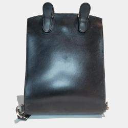 Hermes Black Sacoche Pour Selle Backpack