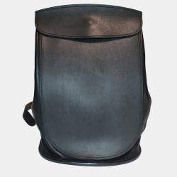 Hermes Black Sacoche Pour Selle Backpack