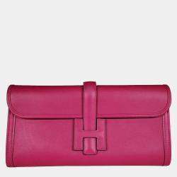 Hermes Rose Pourpre Swift Jige Elan bag 29