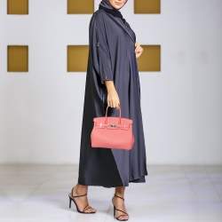 Hermès Rose Lipstick Togo Leather Palladium Hardware Birkin 30 Bag