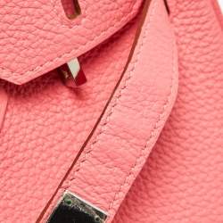 Hermès Rose Lipstick Togo Leather Palladium Hardware Birkin 30 Bag