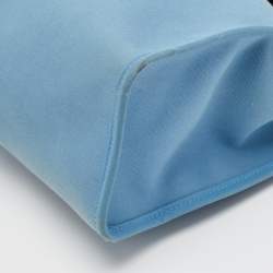 Hermes Bleu Izmir/Natural Toile and Vache Hunter Herbag Zip 31 Bag
