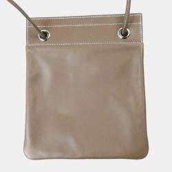 Hermes Aline Mini Shoulder Bag Grey Leather