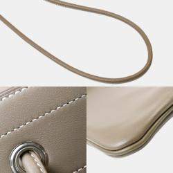 Hermes Aline Mini Shoulder Bag Grey Leather