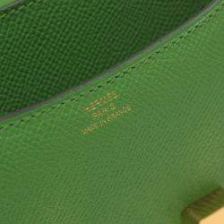 Hermes Constance 3 Mini Shoulder Bag Green Leather