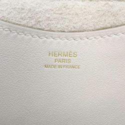 Hermes in-the-loop Tote Bag Grease pail Taurillon Clemence Swift Leather Size 18