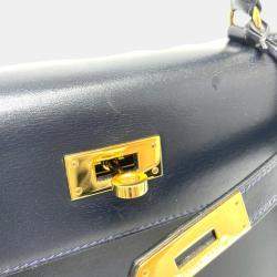 Hermes Navy Hand Bag