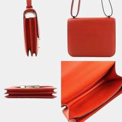 Hermes Evercolor Capucines Silver Constance 3 Shoulder Bag