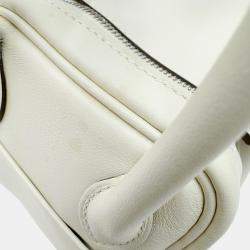 Hermes Ivory Lindy Verso Swift Nata Sesame mini Bag