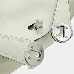 Hermes Ivory Lindy Verso Swift Nata Sesame mini Bag