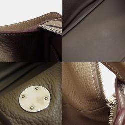 Hermes Taurillon Lindy 30 Etoupe Handbag