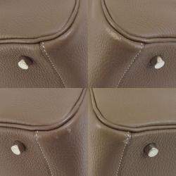Hermes Taurillon Lindy 30 Etoupe Handbag