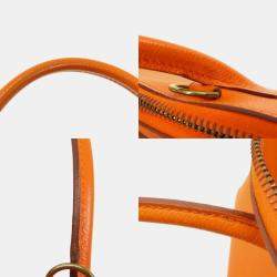 Hermes Orange Epsom Leather Bolide 27 Handbag