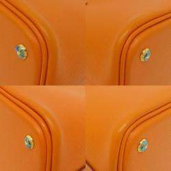 Hermes Orange Epsom Leather Bolide 27 Handbag