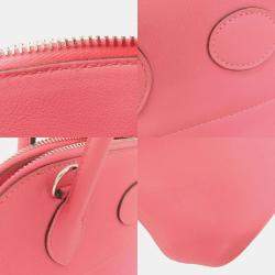 Hermes Pink Swift Bolide 27 Handbag