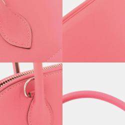 Hermes Pink Swift Bolide 27 Handbag