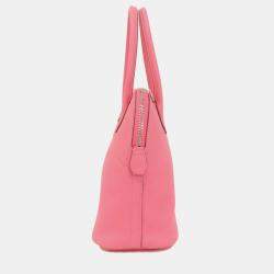 Hermes Pink Swift Bolide 27 Handbag