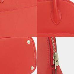 Hermes Red Swift Bolide 27 Handbag