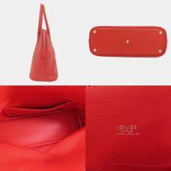 Hermes Red Swift Bolide 27 Handbag