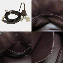 Hermes Chocolat Taurillon Bolide 31 Handbag