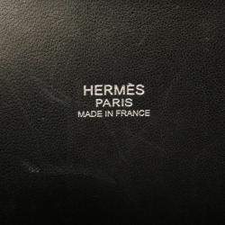 Hermes Black Votroika Box Calf Bolide 31 Handbag