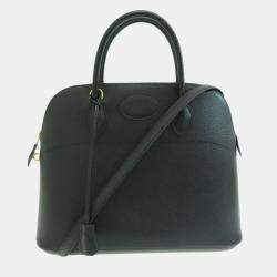 Hermes Black Ardennes Bolide 37 Handbag