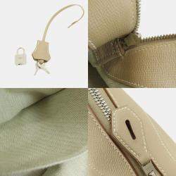 Hermes Beige Epson Bolide Relax 35 Handbag