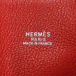 Hermes Rouge Garance Red Veau Swift Bolide 1923 Handbag