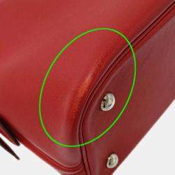 Hermes Rouge Garance Red Veau Swift Bolide 1923 Handbag