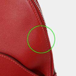 Hermes Rouge Garance Red Veau Swift Bolide 1923 Handbag