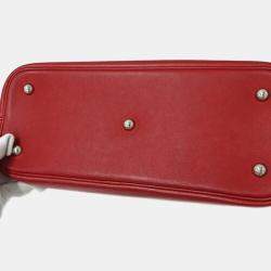 Hermes Rouge Garance Red Veau Swift Bolide 1923 Handbag