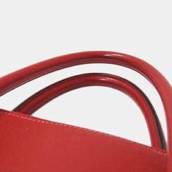 Hermes Rouge Garance Red Veau Swift Bolide 1923 Handbag
