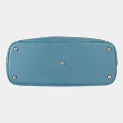 Hermes Blue Jean Taurillon Clemence Bolide 35 Handbag