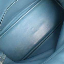 Hermes Blue Jean Taurillon Clemence Bolide 35 Handbag