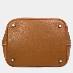 Hermes Brown Picotin Lock MM 22 Tote Bag