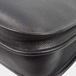 Hermes Black Epsom Evelyne 2 29 Shoulder Bag