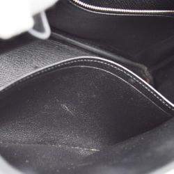 Hermes Black Epsom Leather Palladium Finish Birkin 25