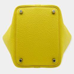  Hermes Leather Picotin Lock 18 Handbag