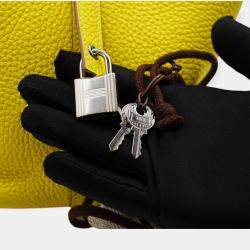  Hermes Leather Picotin Lock 18 Handbag