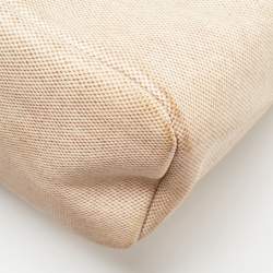 Pre Owned Hermes Natural/Toile Canvas and Vache Hunter Herbag 2 in 1 Backpack